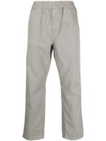 Carhartt WIP pantalon Flint en coton biologique à coupe droite - Gris