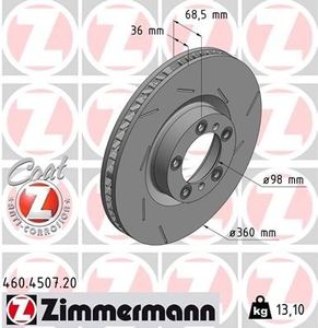 Remschijf COAT Z 460450720