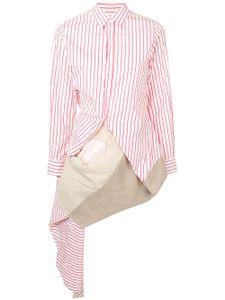 Comme Des Garçons Pre-Owned chemise à rayures - Rouge