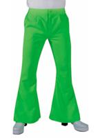 Broek fluor groen 70Â´s