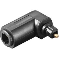 Toslink naar Toslink adapter, 90° Adapter