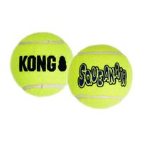 Kong Squeakair tennisbal geel met piep - thumbnail