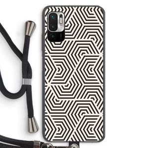 Magic pattern: Xiaomi Redmi Note 10 5G Transparant Hoesje met koord