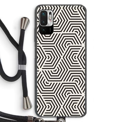 Magic pattern: Xiaomi Redmi Note 10 5G Transparant Hoesje met koord