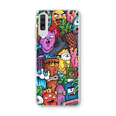 Vexx Mixtape: Samsung Galaxy A70 Transparant Hoesje