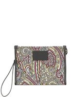 ETRO portefeuille à motif cachemire - Noir