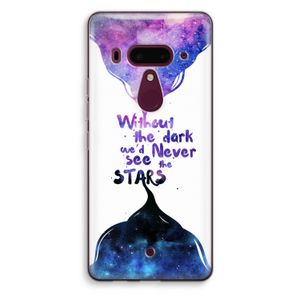 Stars quote: HTC U12+ Transparant Hoesje