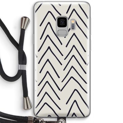 Marrakech Arrows: Samsung Galaxy S9 Transparant Hoesje met koord