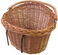 Rieten fietsmand Basil Detroit ovaal 39 x 27 x 22 cm - naturel Rieten fietsmand Basil Detroit ovaal 39 x 27 x 22 cm - naturel