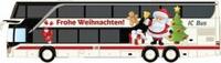 minis LC4463 N bus met opdruk Frohe Weihnachten!"" minis LC4463 N bus met opdruk Frohe Weihnachten!""