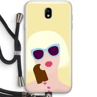 Ice cream: Samsung Galaxy J7 (2017) Transparant Hoesje met koord