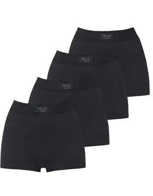 Double Comfort short dames - Lekker zitten ondergoed dames - Badstof kruisje - katoenen dames ondergoed