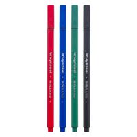 Bruynzeel fineliner set 4 kleuren