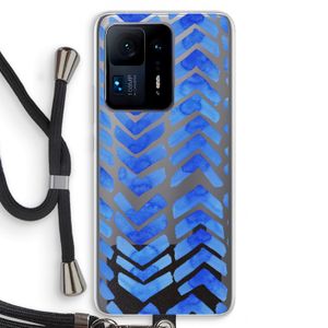 Blauwe pijlen: Xiaomi Mi Mix 4 Transparant Hoesje met koord