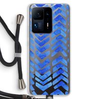 Blauwe pijlen: Xiaomi Mi Mix 4 Transparant Hoesje met koord
