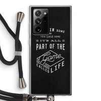 Life: Samsung Galaxy Note 20 Ultra / Note 20 Ultra 5G Transparant Hoesje met koord