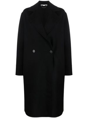 Stella McCartney manteau en laine à boutonnière croisée - Noir