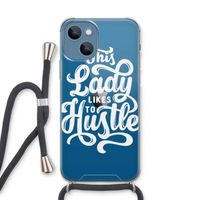 Hustle Lady: iPhone 13 Transparant Hoesje met koord Hustle Lady: iPhone 13 Transparant Hoesje met koord