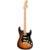 Fender American Performer Timber Stratocaster 2-Color Sunburst elektrische gitaar met deluxe gigbag