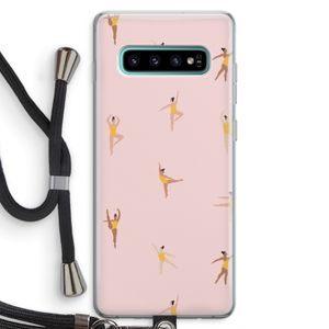 Dans #2: Samsung Galaxy S10 Plus Transparant Hoesje met koord