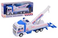 Super Cars 1-1-2 pull back politie takelwagen 1:50 OP=OP