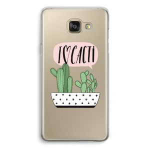 I love cacti: Samsung Galaxy A5 (2016) Transparant Hoesje
