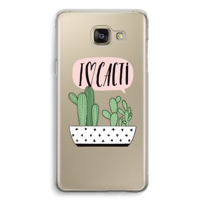 I love cacti: Samsung Galaxy A5 (2016) Transparant Hoesje