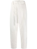 3.1 Phillip Lim pantalon crop à revers retroussé - Blanc