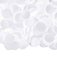 Witte confetti zak van 2 kilo feestversiering - Confetti - thumbnail