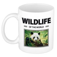 Foto mok Panda mok / beker - wildlife of the world cadeau Pandas liefhebber - feest mokken