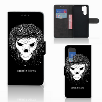 Telefoonhoesje met Naam Huawei P30 Pro Skull Hair - thumbnail