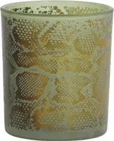 Light & Living theelichthouder glas snake 9x10cm groen