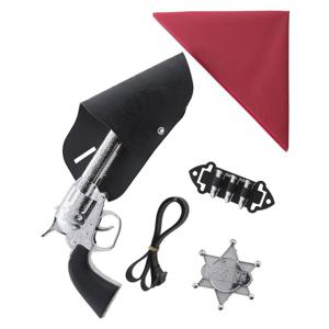 Speelgoed cowboy verkleed set - 5-delig - wapens en accessoires