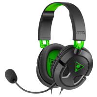 Turtle Beach Recon 50X Over Ear headset Gamen Kabel Stereo Zwart/groen Volumeregeling, Microfoon uitschakelbaar (mute)