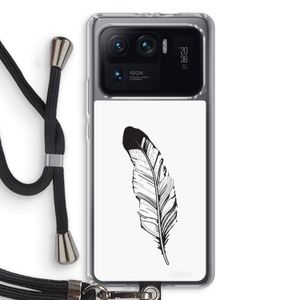 Pluim: Xiaomi Mi 11 Ultra Transparant Hoesje met koord