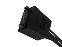 SilverStone SST-CP06-E4, 1x 15-Pin-SATA > 4x 15-Pin-SATA kabel - thumbnail