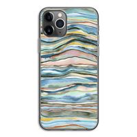 Watercolor Agate: iPhone 11 Pro Transparant Hoesje