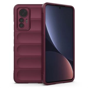 Rugged Series Xiaomi 12 Lite TPU Case - Wijnrood