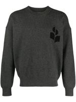 MARANT pull en maille intarsia - Gris