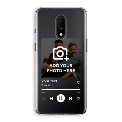 Music Player: OnePlus 7 Transparant Hoesje