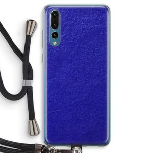 Majorelle Blue: Huawei P20 Pro Transparant Hoesje met koord