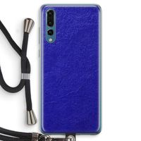 Majorelle Blue: Huawei P20 Pro Transparant Hoesje met koord