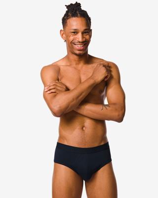 HEMA Herenslips - 3 stuks blauw (blauw)