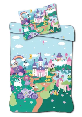 Unicorn Dekbedovertrek peuter 100 x 135 cm