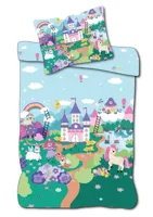 Unicorn Dekbedovertrek peuter 100 x 135 cm