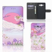 Samsung Galaxy J7 2016 | Telefoonhoesje | Met pasjeshouder | Bird Flying