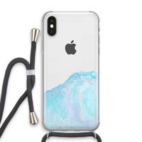 Fantasie pastel: iPhone XS Transparant Hoesje met koord
