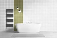 Belrad - Elektrische Handdoekradiator met Linkse Aansluiting - 755 Watt - 1600x500 mm - Mat zwart