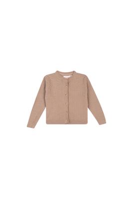 Someone winter gilet meisjes - donker beige - longsleeve - Elsie