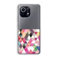Gekleurde driehoekjes: Xiaomi Mi 11 Transparant Hoesje